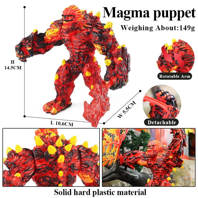 Oenux Mythical Dinosaur Dragon Tiger Golem Lion Snowmen Cattle Model Action Figures Artistical Decoration Collection Kid  Toy