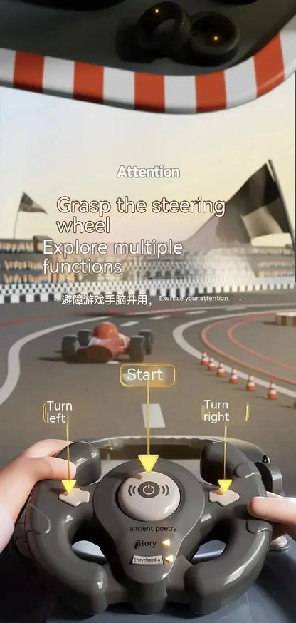 Simulated Driving Racing Car Board Game with Sound Interactive Simulation Racing Toy Car Racing Adventure Toy for 3+ kids gifts