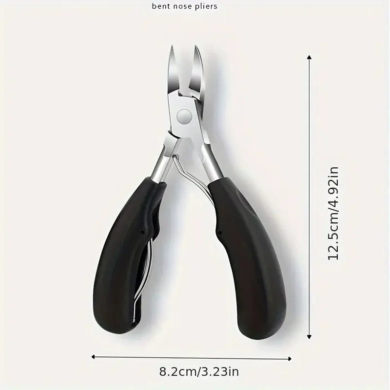 Nail Clippers Professional Hawkbill with Nail Pick Trimmer for Ingrown Toenails Paronychia Cutter for Unisex Home Foot Care Tool