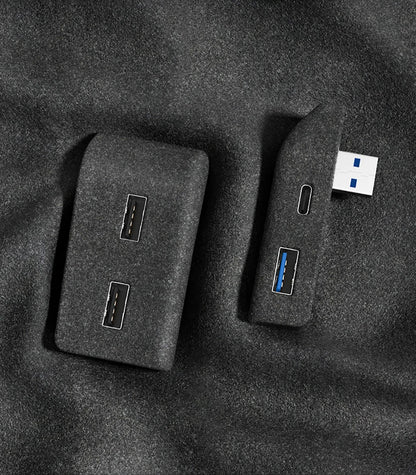 YZ For Tesla Model 3 Y Highland Juniper 2021-2025 Glove Box Flocking USB HUB Adapter Quick Charger Car Accessories