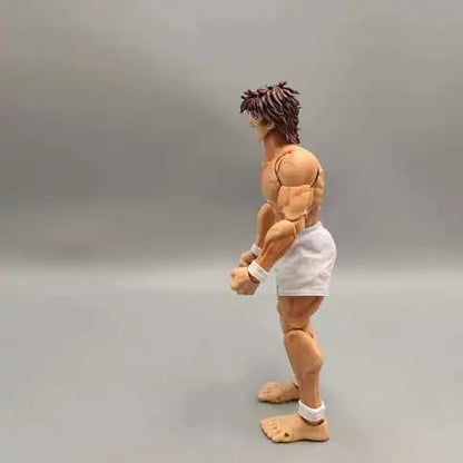 kucikuji 1/12 Scale Anime Baki Hanma Oni Action Figure Real Man Assembly Model Figurine Office Desktop Decoration Ornaments