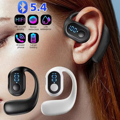 Wireless Bluetooth 5.4 Headphone TWS Ear Hook Earphone HiFi Stereo Noise Reduction Headset Waterproof Earbud for Huawi For Xiami