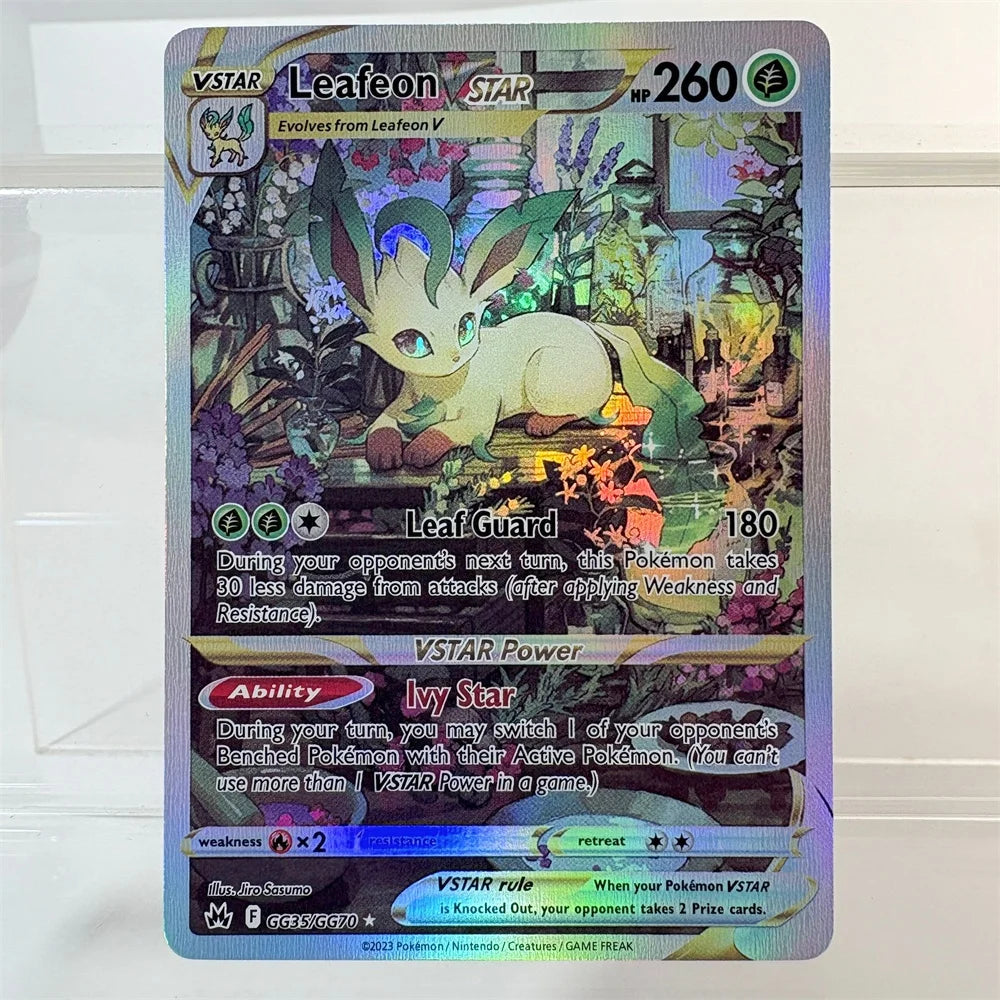 PKM High Quality Holo Proxy Cards Charizard Entei Leafeon Sylveon Sword & Shield Foil Cards PTCG PROXY The Best Gift at a Party
