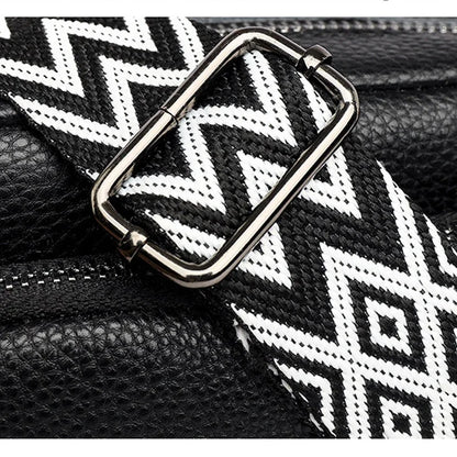 Women Crossbody Bag Multi Space Fashion Design Sense Large Capacity PU Material Lightweight Single Shoulder Bag