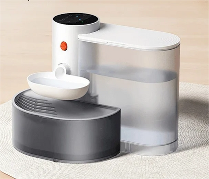 Pet water dispenser, dog and cat water dispenser, dumping cat water dispenser, running water charging automatic water feeder