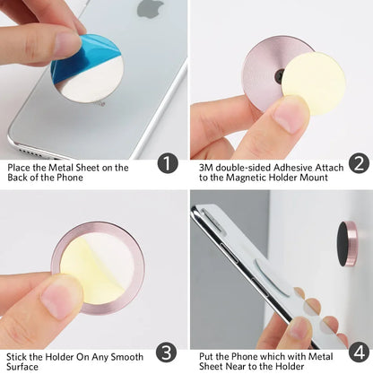 Magnetic Car Phone Holder Universal Car Phone Stand for iPhone Xiaomi Huawei Samsung Dashboard Wall Mounted Car Magnet Sticker