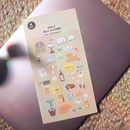 Korean Import Suatelier Travel Home Life Study Friend Stickers Scrapbooking Diy Journaling Diary Stationery Sticker School Gift