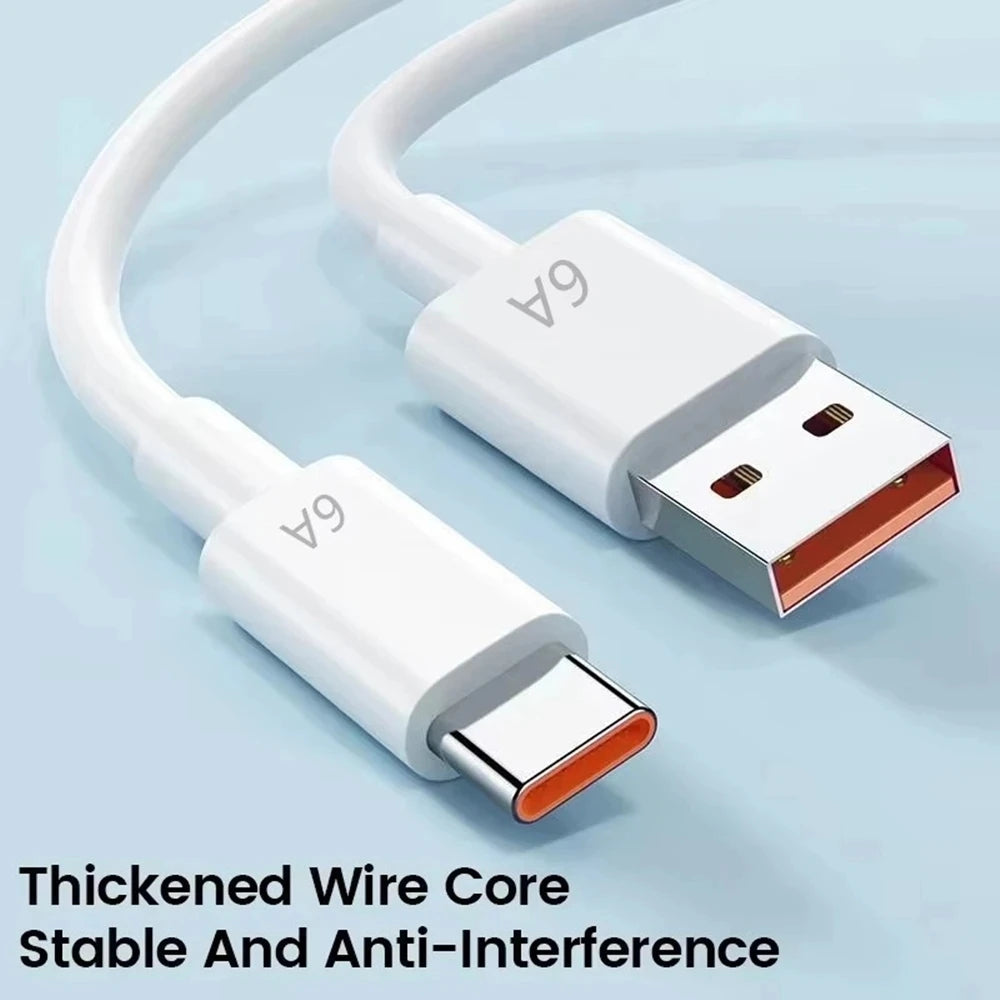 6A 67W Ultra Fast Charger For Xiaomi 11 12 Lite 13T 14T 15 17 Redmi Note 10 11T 12 13 14 POCO X3 X4 X5 Type C USB Charging Cable