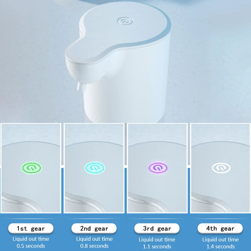 Touchless Smart Infrared Automatic Foam Soap Dispenser USB Induction Hand Cleaning Foam Machine For Kitchen Bathroom