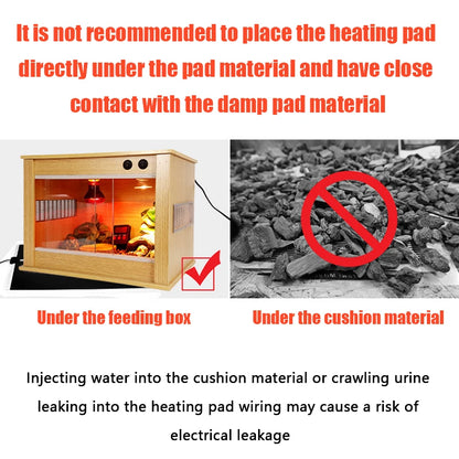 Reptile Heating Pad Spider Scorpion Palace Guarding Pet Snake Lizard Hedgehog Hamster Crawling Pet Insulation Pad