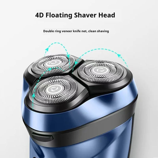 HOMEFISH Waterproof Electric Shaver Men USB Rechargeable Powerful Beard Shaving Machine Electric Razor