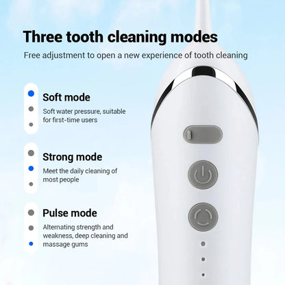 YOUPIN Oral Irrigator Water Flosser Electric Dental Whitening USB Rechargeable Gums Care Portable Jet Tooth Scaler MI NEW