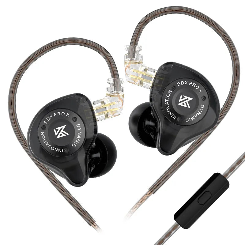 KZ EDX PRO X Dynamic Drive Earphone HIFI Bass Music Earbud Sport Noise Cancelling Headset KZ EDXPROX ZSTX ZSN PRO ZAS EDA ZVX