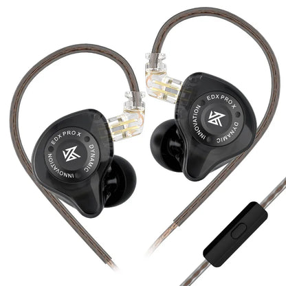 KZ EDX PRO X Dynamic Drive Earphone HIFI Bass Music Earbud Sport Noise Cancelling Headset KZ EDXPROX ZSTX ZSN PRO ZAS EDA ZVX