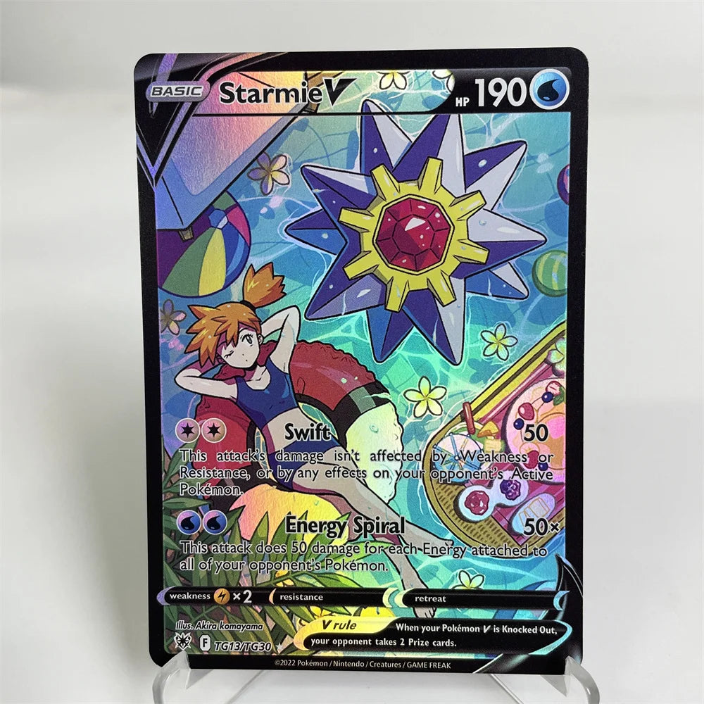 Holographic PKM Collection Cards PTCG Proxy Card Blue Core Paper Card Kids PKM Charizard/Dragonite/Umbreon