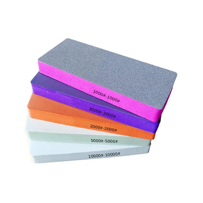 1Pcs Polishing Sponge Block 1000/2000/3000/5000/10000 Grit Dual-sided Wall Grinding Sponge Sand Block Sandpaper Sand Brick