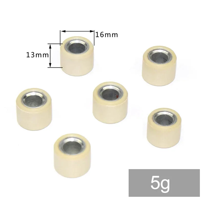 Variator Roller Weights 16X13mm 18x14mm for DIO 50 139QMB 50cc 157QMJ 125 150cc GY6 Scooter Motorcycle Parts