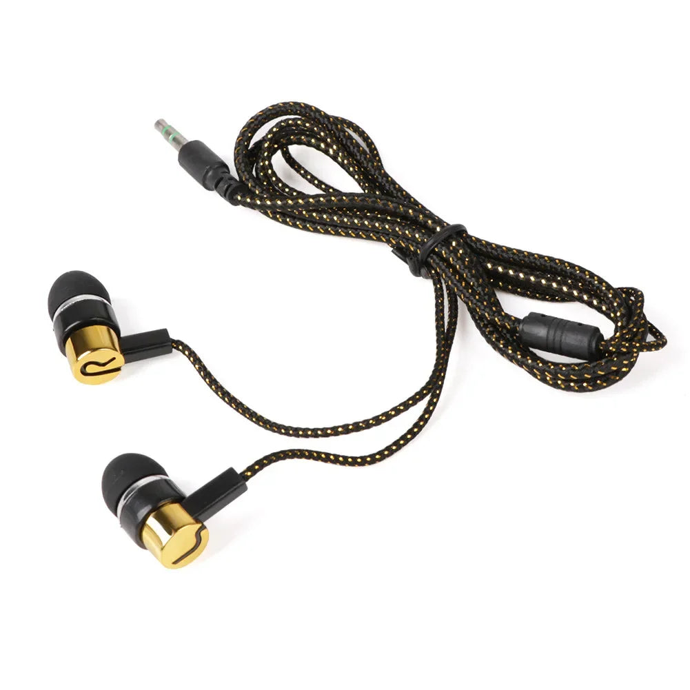 Universal Wired Earphone Noise Reduction In-Ear Stereo Earphones Noodles Style Sport Headset For Samsung Huawei Headphones