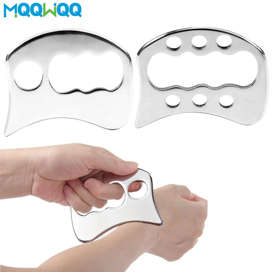 Stainless Steel Gua Sha Scraping Massage Tool IASTM Tool for Back, Legs, Arms Scraper, Anti-cellulite, Muscle Massage Relaxation