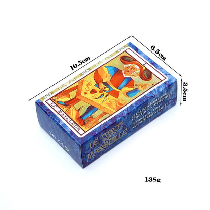 Tarot español Fournier Juego de Sociedad El Tarot de Marsella 78 cartas a todo color y folleto de instrucciones Tarot español
