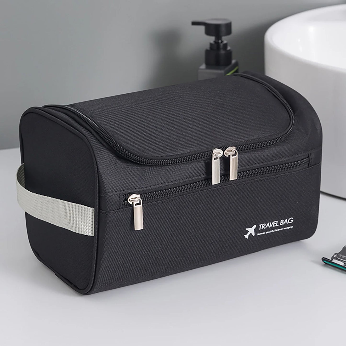Clearance_Hanging Travel Toiletry Bag Organizer & Bathroom Hygiene Dopp Kit with Hook for Traveling Accessories Toiletries Bathr