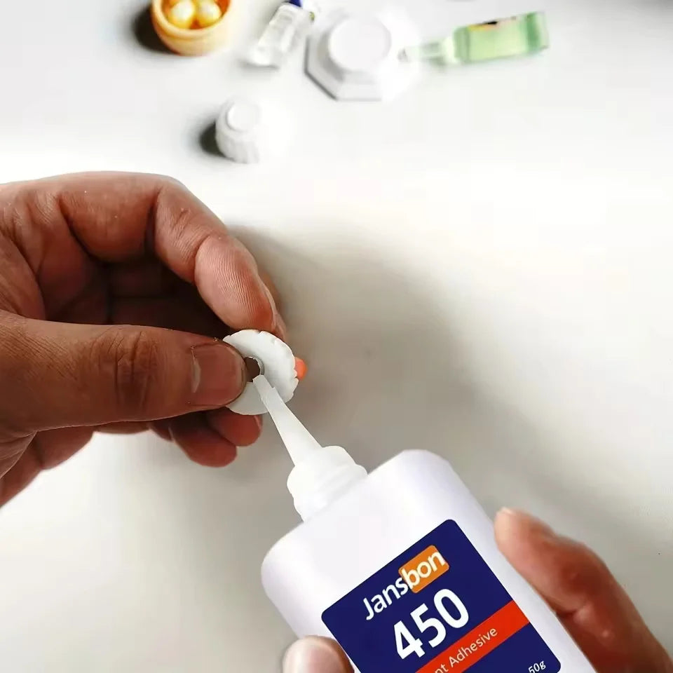 5Sec Super Glue Strong Bond for Shoes/Glass/Metal/Wood/Plastic,Ceramic Quick Dry Industrial Strength Instant Adhesive