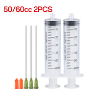 60ml syringe 2Pcs