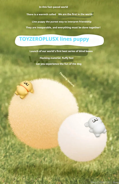 Maltese Dog Blind Box We Are The Best In World Series Cute Model Flocking Figures Childrens Toys Peripheral Gifts