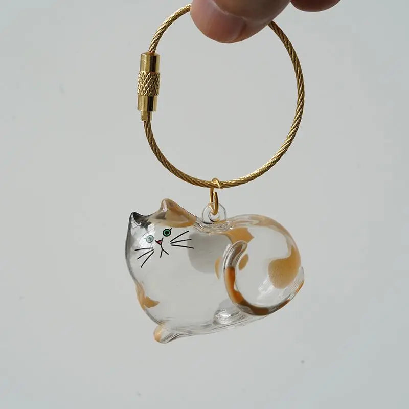 Dog Hair Storage Box Puppy Hair Memorial Keepsake Capsule Pet's Dog/Cat Fur Container Transparent Capsule Keychain Souvenirs