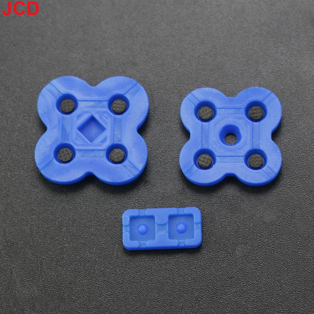 JCD 1set For DS Lite Conductive Rubber Button Pad Set Replacement Part For NDSL DSL Game Console Silicon Buttons
