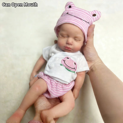 OtardDolls Loulou Can Open mouth Reborn Doll Baby Full Body Soft Silicone Bebe Doll Toys