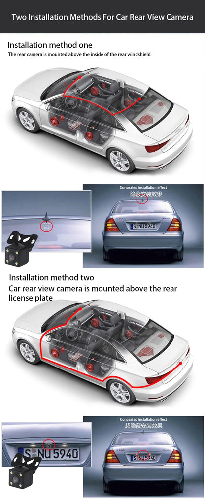 1080P HD WIFI 2/3Camera Dash Cam For Car Camera Video Recorder Car DVR Front Rear View Camera Night Vision Car Accessories