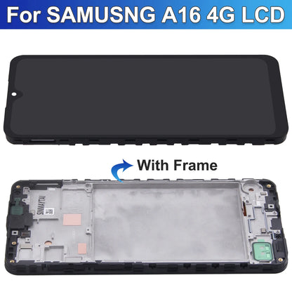 100% Tested For Samsung A16 4G SM-A165F LCD Display Touch Screen Digitizer Assembly For Samsung A16 5G A166 SM-A166B