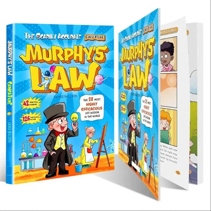 1/2 Books Set Murphy's Law & 100000 Whys Kids Science Humor Educational Storybooks English Early Reading Gifts for Children