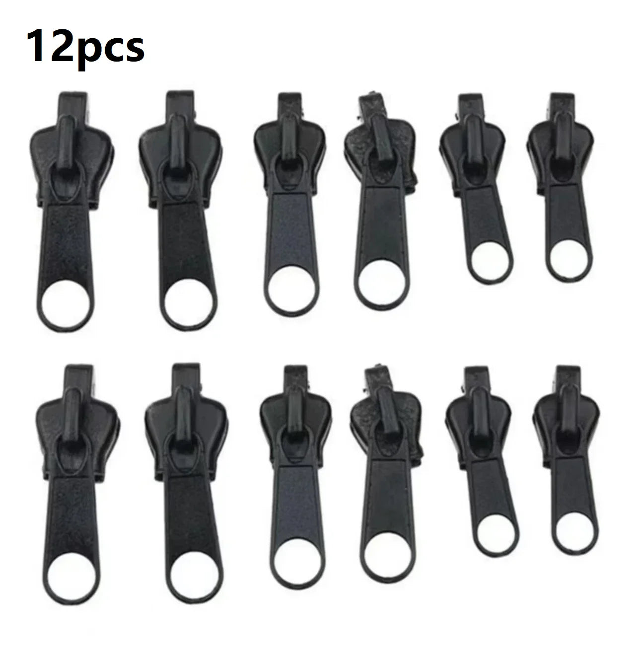Universal Instant Fix Zipper Pull 3Size Repair Kit Replacement Zip Slider Teeth Rescue New Design Zippers For Sewing Clothes Bag