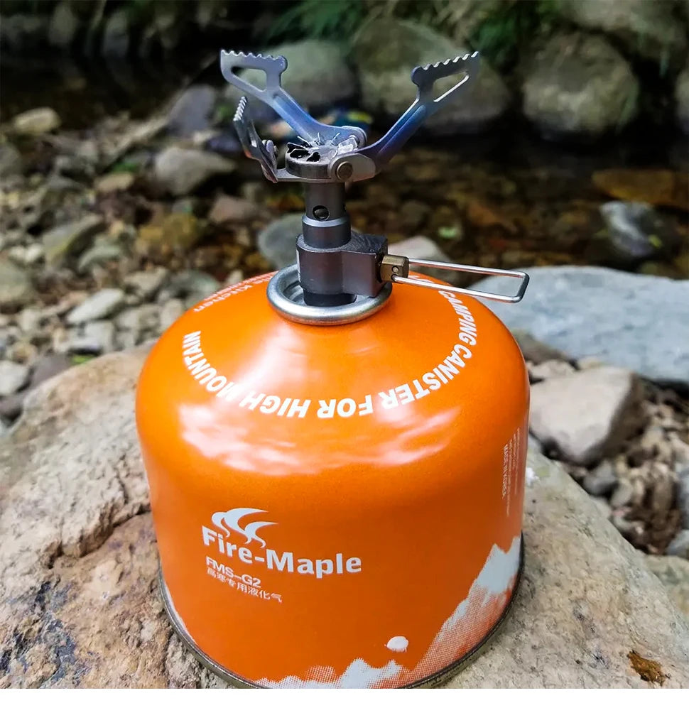BRS Outdoor Gas Stove Mini Titanium Camping Gas Burner 25g Ultralight Stove Survival Furnace Pocket Picnic Gas Cooker BRS-3000T