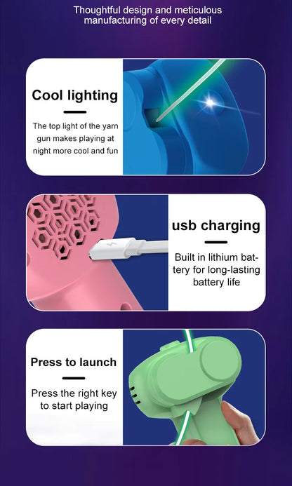 Reduce stress luminous rope outdoor toys  boys games party birthday gifts  juegos de viaje para niños parent-child interaction