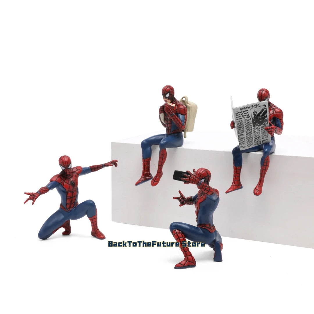 Hasbro Marvel Spider Man Anime Action Figure Superhero Spiderman 7-9cm Spider-Man Collection Mini Toys Model Children Gifts