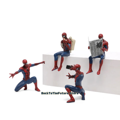 Hasbro Marvel Spider Man Anime Action Figure Superhero Spiderman 7-9cm Spider-Man Collection Mini Toys Model Children Gifts