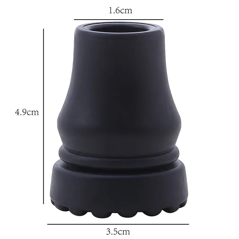 16-22mm antiskid walking stick crutch cane bottom pads cover protector climbing hiking trekking pole tip
