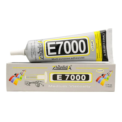 E7000 Glue Clear Contact DIY Cloth Fibre Fabric Adhesive Multipurpose for Wedding Dress Leather Bag Diamond Glass