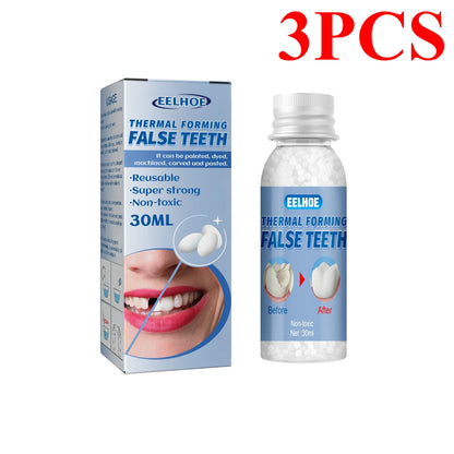 Temporary Teeth Repair Falseteeth Glue Resin Tooth Repair Glue Teeth Gaps Filling False Teeth Solid Glue Safety Dental Supplies