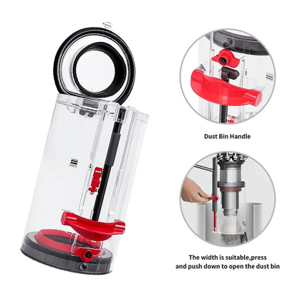 Dust Bin Canister and Hepa Filter Kit For Dyson V11 V15 SV14 SV15 SV22 Vacuum Cleaner Dust Bucket Rear Filter Parts Replacement