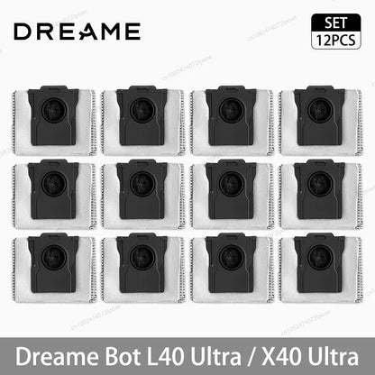 Dreame L40 Ultra / X40 Ultra Vacuum Cleaner Replacement Accessories Main Side Brush HEPA Filter Mop Cloths Dust Bag Spare Parts