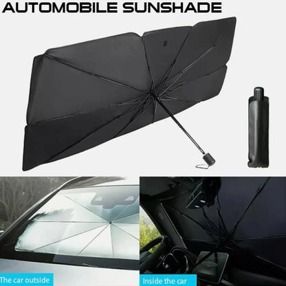 Portable Car Sun Shade Umbrella for Windshield High Shading UV Protection Foldable Front Window Cover Visor Umbrella Accessories
