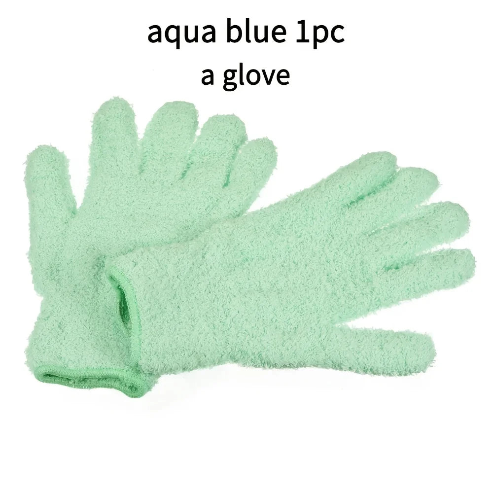 1pc Microfiber Dusting Gloves-Stretchable & Breathable Cleaning Gloves,Non-Waterproof for Cars, Boats, RVs, Pools, Home, Kitchen