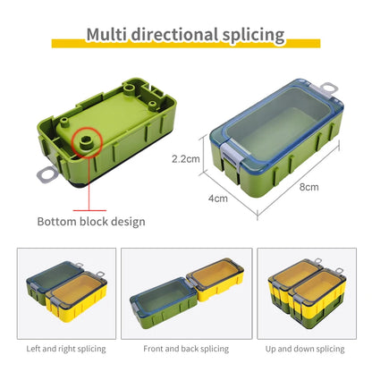 New Luminous Squid Jig Lure Swivels Fishing Bearing Rolling Swivel Solid Ring Fishing Connector With Interlock Snap Accessories
