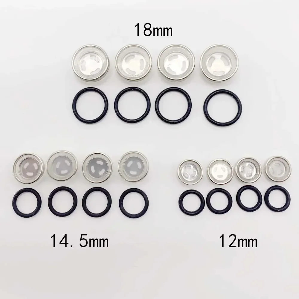 Motorcycle Upper Pump Master Cylinder Brake Pump Oil Window Mirror Sight Glass Rubber Gasket 18mm 14mm 12mm