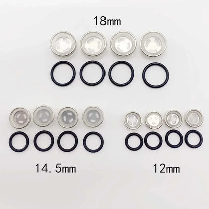 Motorcycle Upper Pump Master Cylinder Brake Pump Oil Window Mirror Sight Glass Rubber Gasket 18mm 14mm 12mm