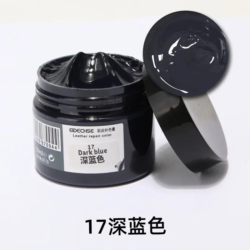 Car Leather Repair Kit Liquid Skin Recoloring Balm No Heat Repair Tool Auto Seat Holes Scratch Cracks rips restoration set shoes
